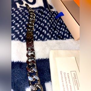 Louis Vuitton Cuban Link Bracelet 20cm
